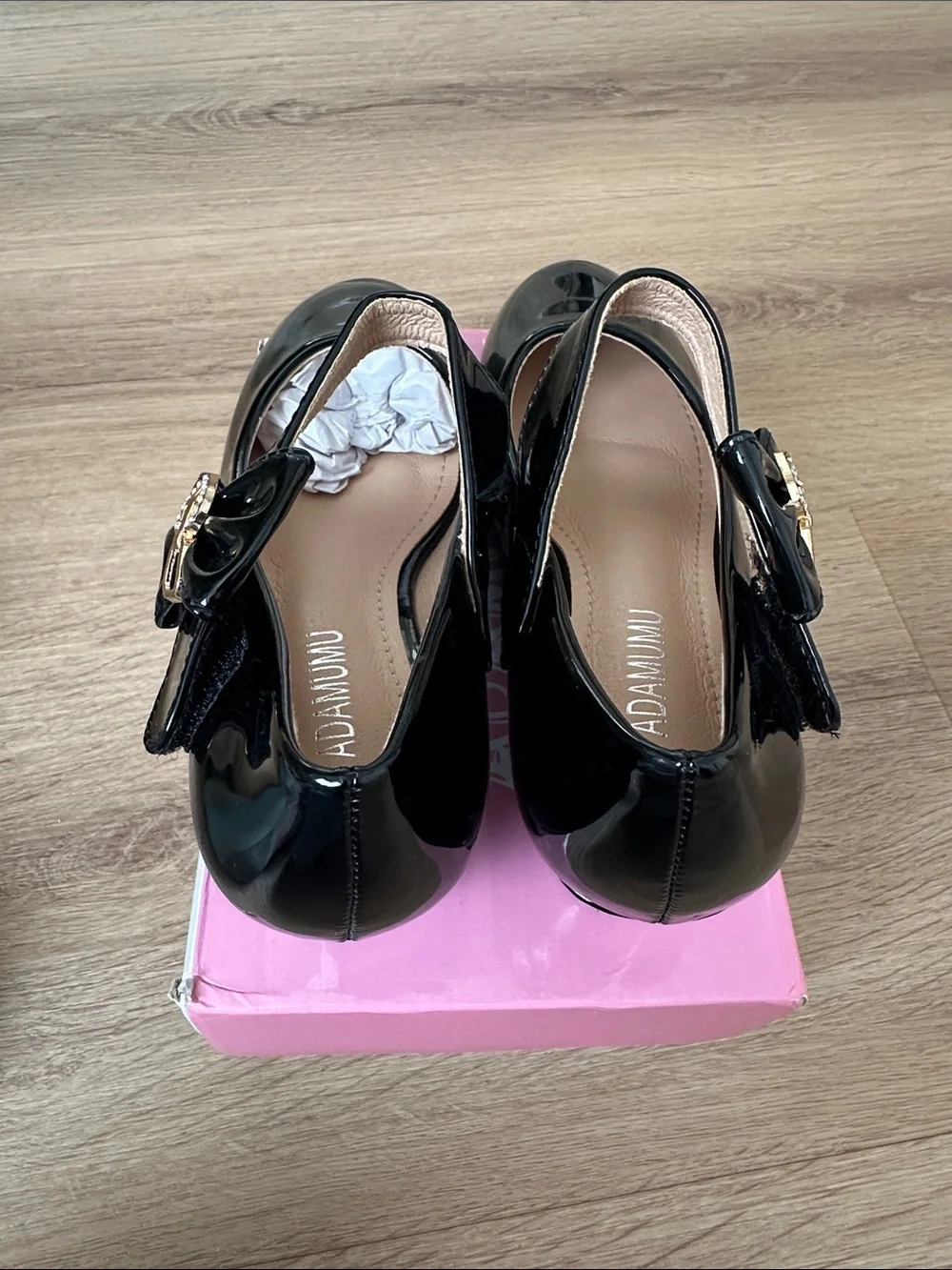 Girls' Black Patent Mary Jane Dress Shoes
